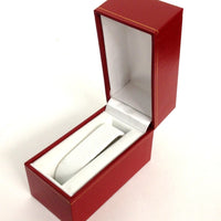 CLASSIC LEATHERETTE RED BANGLE/WATCH BOX (1DZ)-Transcontinental Tool Co