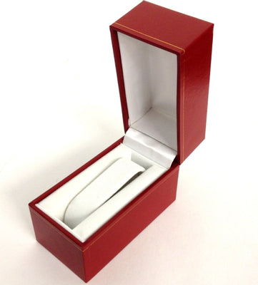 CLASSIC LEATHERETTE RED BANGLE/WATCH BOX (1DZ)-Transcontinental Tool Co
