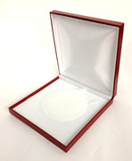 CLASSIC LEATHERETTE RED RECTANGULAR NECKLACE BOX (1DZ)-Transcontinental Tool Co