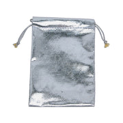 METALLIC SILVER DRAWSTRING POUNCH 3X4"-Transcontinental Tool Co