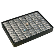 STACKABLE RING (35-SLOT)TRAY - STEEL GREY BLACK-Transcontinental Tool Co