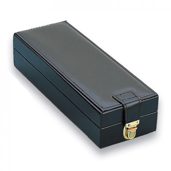 Large Leather Gem Parcel Box Diamond Paper Storage Case Portable