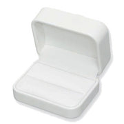 ROUND CORNER FAUX LEATHER DOUBLE RING BOX 12 PCS-Transcontinental Tool Co