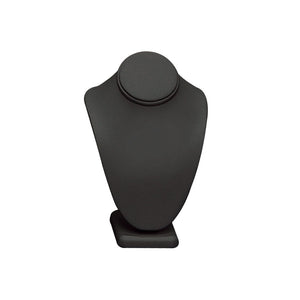 EXTRA-SMALL STANDING NECK BUST BLACK LEATHER 6-1/4"H-Transcontinental Tool Co