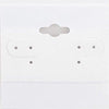 WHITE HANGING EARRING CARDS (100)-Transcontinental Tool Co