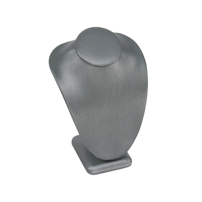 EXTRA-SMALL STANDING NECK BUST STEEL GREY 6-1/4