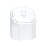 MEDIUM HIGH RING STAND WHITE LEATHER-Transcontinental Tool Co