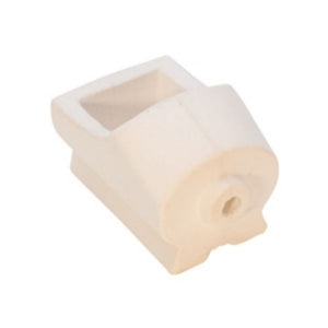 CERAMIC CRUCIBLE - 12 OZ WITH SLOT-Transcontinental Tool Co