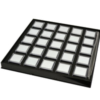 GEM TRAY WITH 25 BOXES BLACK-Transcontinental Tool Co