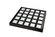GEM TRAY WITH 25 BOXES BLACK-Transcontinental Tool Co