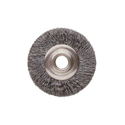 3/4" UNMOUNTED WIRE BRISTLE BRUSH - STEEL CRIMPED, 1/8" HOLE - 12PCS-Transcontinental Tool Co