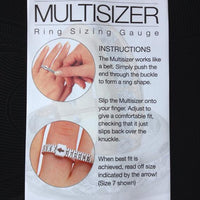 RING SIZER - FULL & HALF SIZES - WHITE-Transcontinental Tool Co