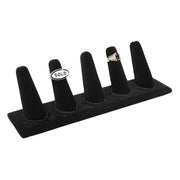 5 FINGER RING STAND BLACK VELVET-Transcontinental Tool Co
