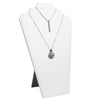 PADDED NECKLACE EASEL DISPLAY 317MM WHITE (1PC)-Transcontinental Tool Co