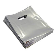 METALLIC SILVER PLASTIC BAGS 7X9" 100PCS-Transcontinental Tool Co