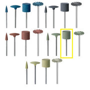 EVEFLEX POLISH MTD CYL 14X12MM GRN X-FINE - 1 PC-Transcontinental Tool Co