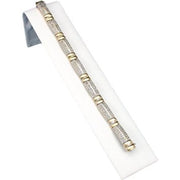 BRACELET RAMP DISPLAY WHITE LEATHER-Transcontinental Tool Co