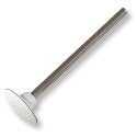 SILCONE MOUNTED POINTS - KNIFE EDGE - WHITE / COARSE - 11 X 2MM - 1PC-Transcontinental Tool Co