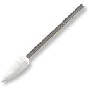 SILCONE MOUNTED POINTS - FLAME - WHITE / COARSE - 11 X 2MM - 1PC-Transcontinental Tool Co