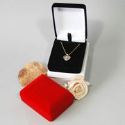 FLOCKED VELOUR EARRING / PENDANT BOX - 12 PC-Transcontinental Tool Co